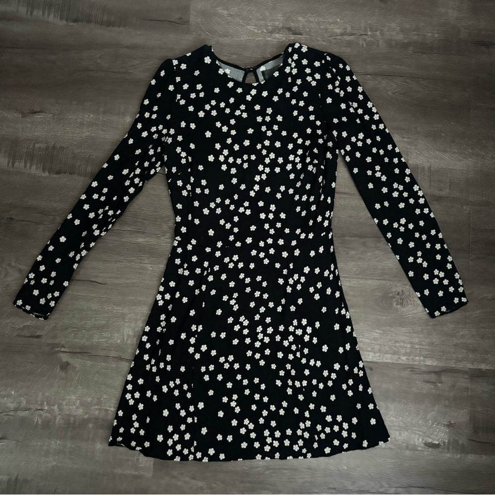 Reformation Long Sleeve Mini Dress